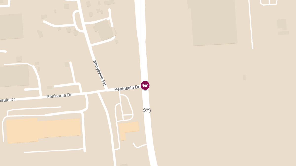 Two-Vehicle Crash with Injuries on North East Rd & Peninsula Dr