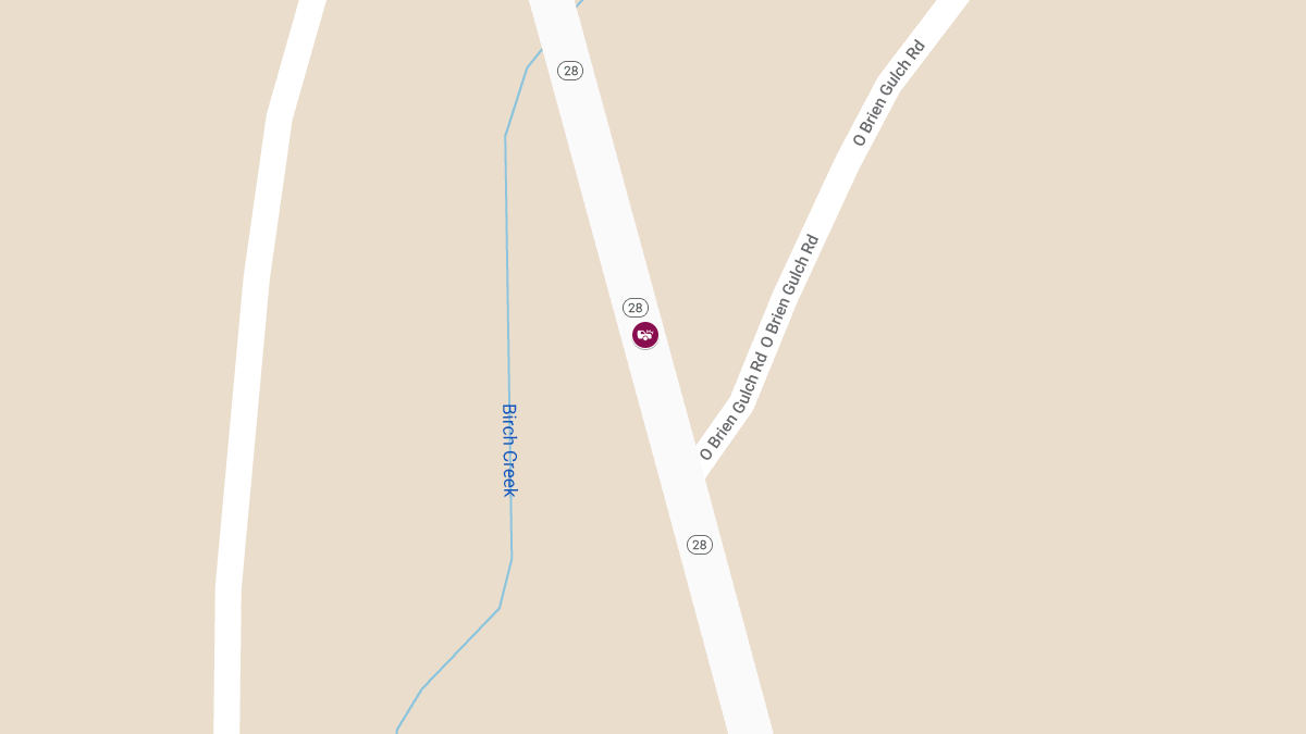 Two-Vehicle Injury Crash on State Hwy 28 at MP 39