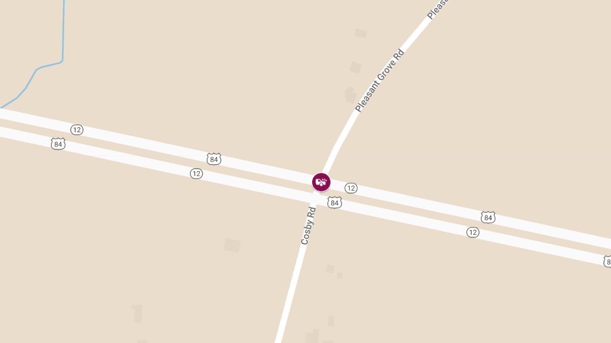 Two-Vehicle T-Bone Crash on Hwy 84 E at Pleasant Grove Rd