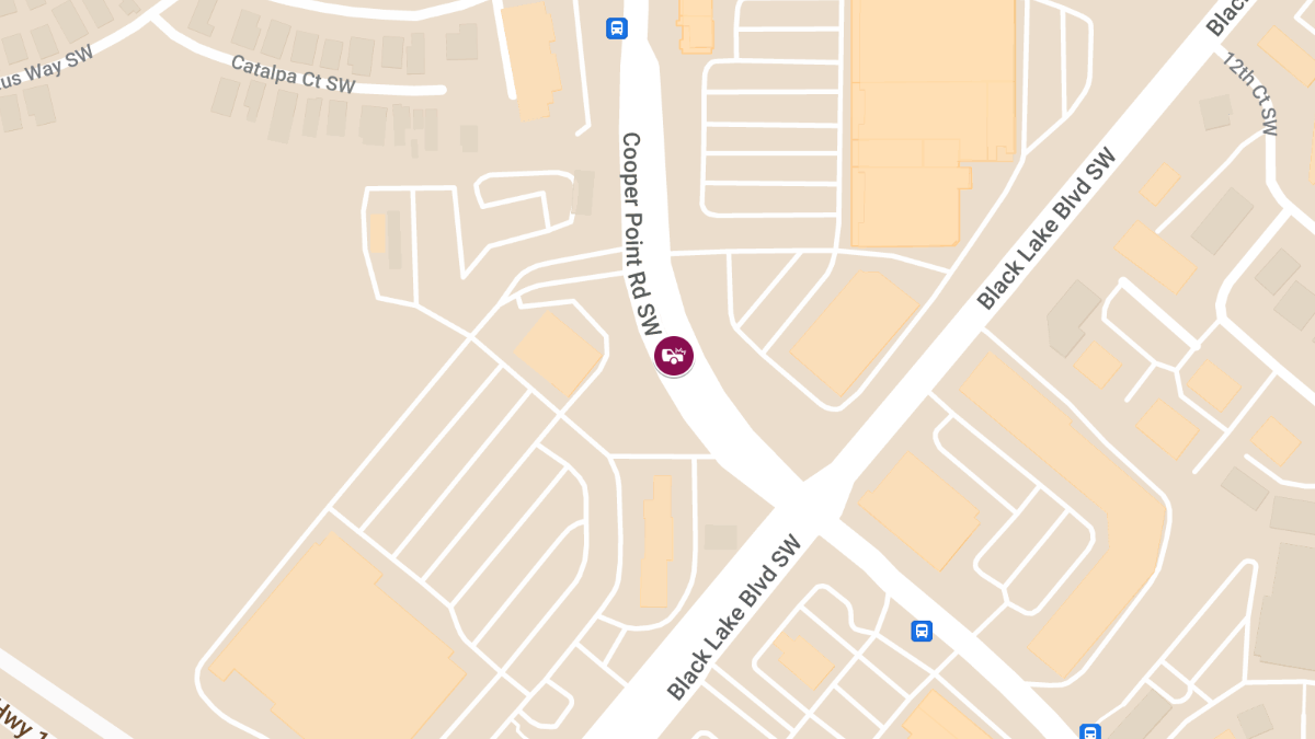 Vehicle Accident With Entrapment on Cooper Point Rd SW