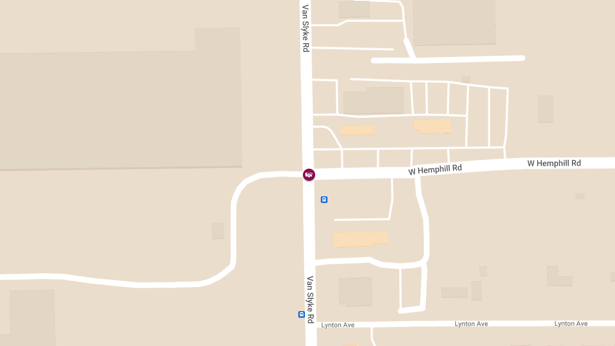 Vehicle Accident With Injuries at Van Slyke Rd & W Hemphill Rd