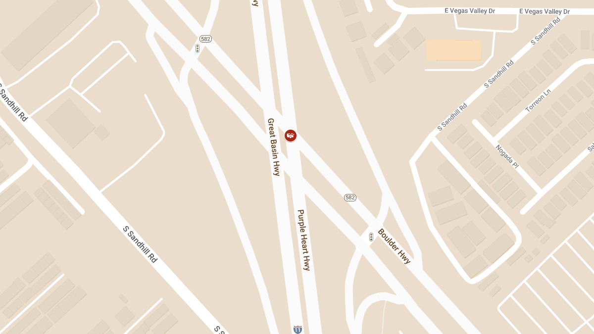 Vehicle Accident at IR11 S & Boulder Hwy Results in Injuries