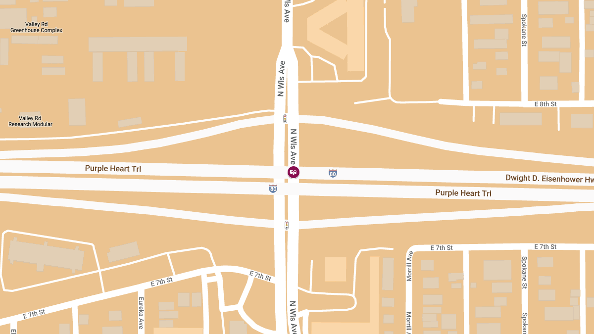 Vehicle Accident at IR80 W / Wells Ave Causes Injuries
