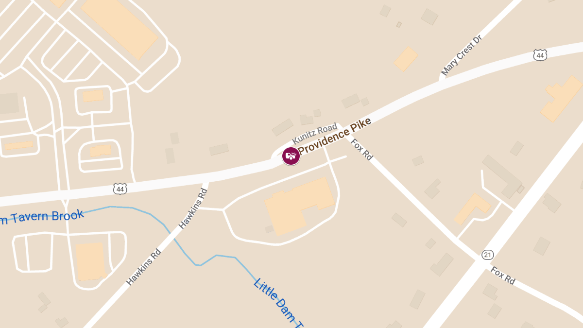 Vehicle Accident on Providence Pike (Rt 44) Near Dunkin