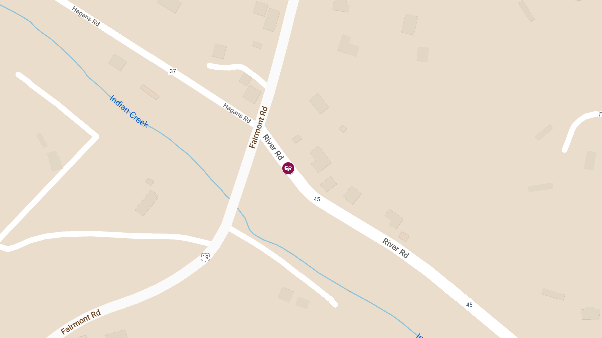 Vehicle Accident on River Road, With Injuries