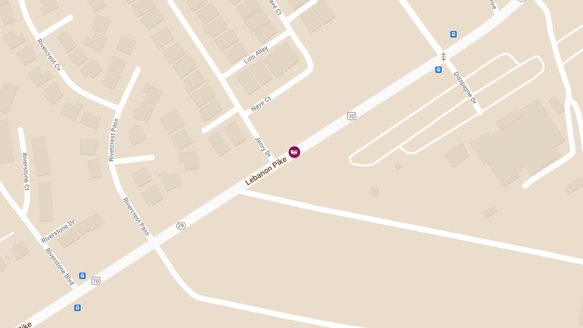 Vehicle Accident with Injuries at 3001 Lebanon Pike