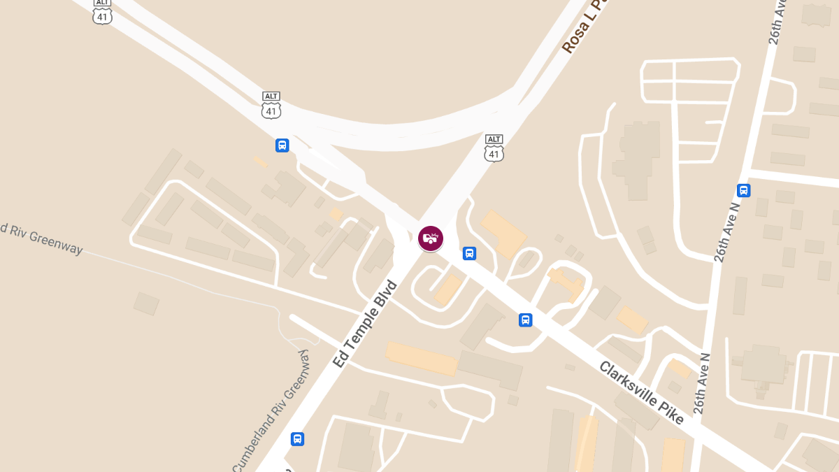 Vehicle Accident with Injuries at Clarksville Pike & Rosa L Parks Blvd