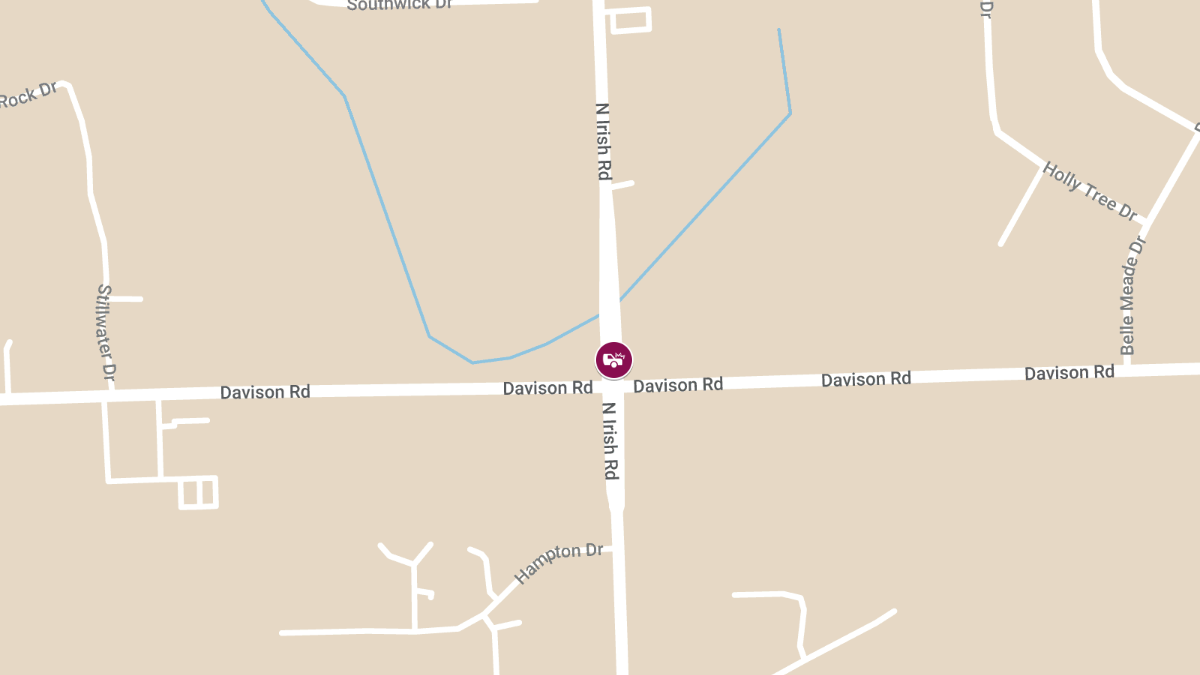 Vehicle Accident with Injuries at Davison Rd & N Irish Rd