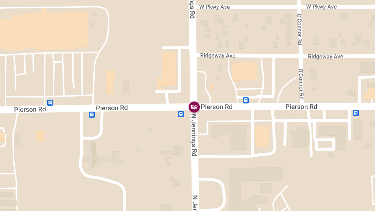 Vehicle Accident with Injuries at N Jennings Rd & W Pierson Rd