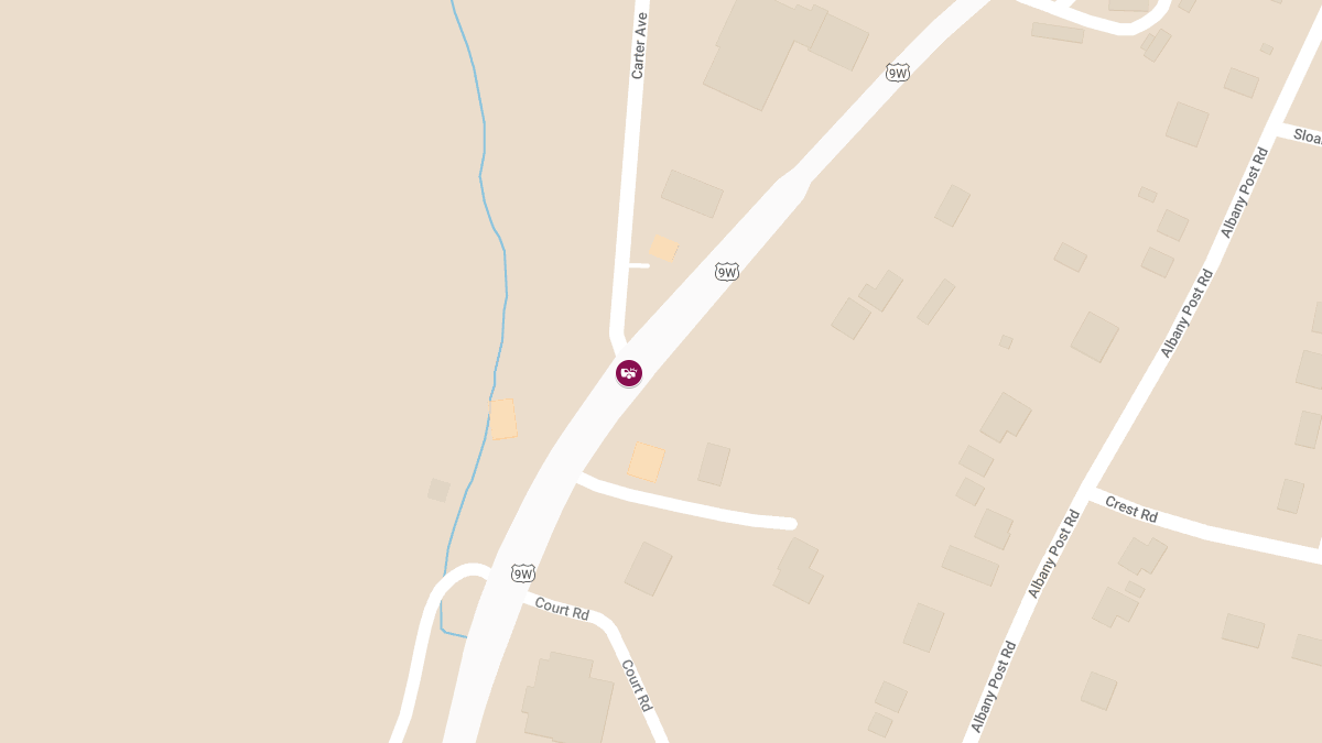 Vehicle Accident with Injuries at Rt. 9W & Carter Ave