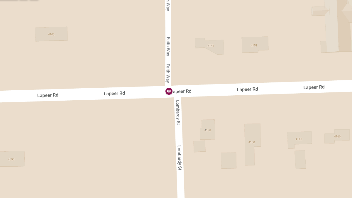 Vehicle Accident with Injuries at S Center Rd & Faith Way