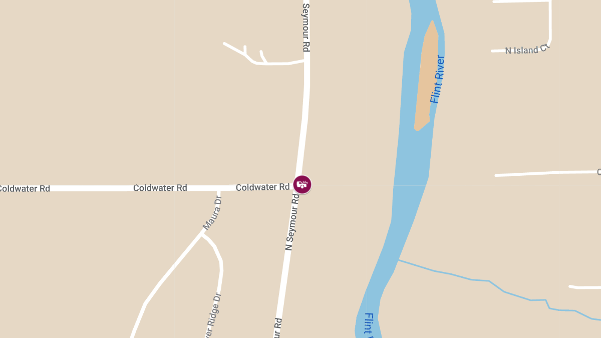 Vehicle Accident with Injuries at W Coldwater Rd & N Seymour Rd