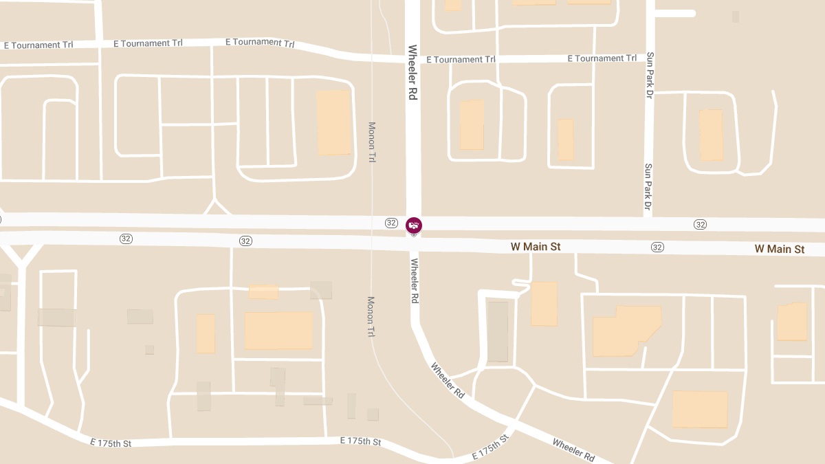 Vehicle Accident with Injuries at Wheeler Rd & E SR-32