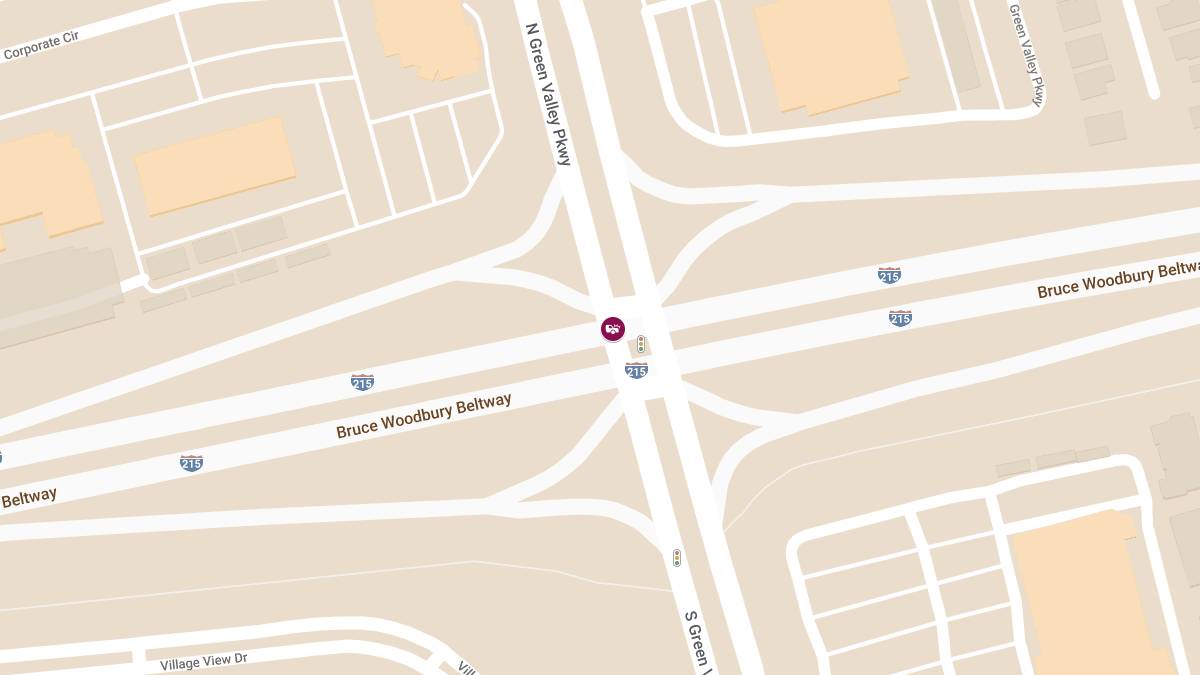Vehicle Accident with Injuries on I-215 E at Green Valley Pkwy