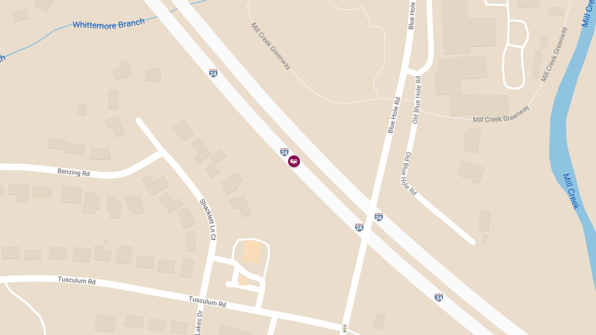 Vehicle Accident with Injuries on I-24 E at MM 57