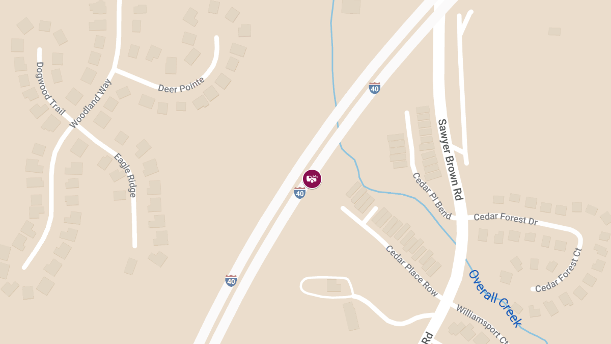 Vehicle Accident with Injuries on I-40 W at MM 199