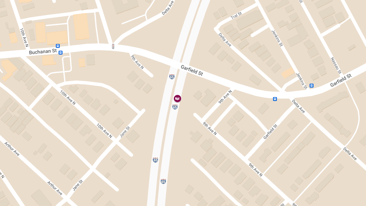 Vehicle Accident with Injuries on I-65 N at MM 85