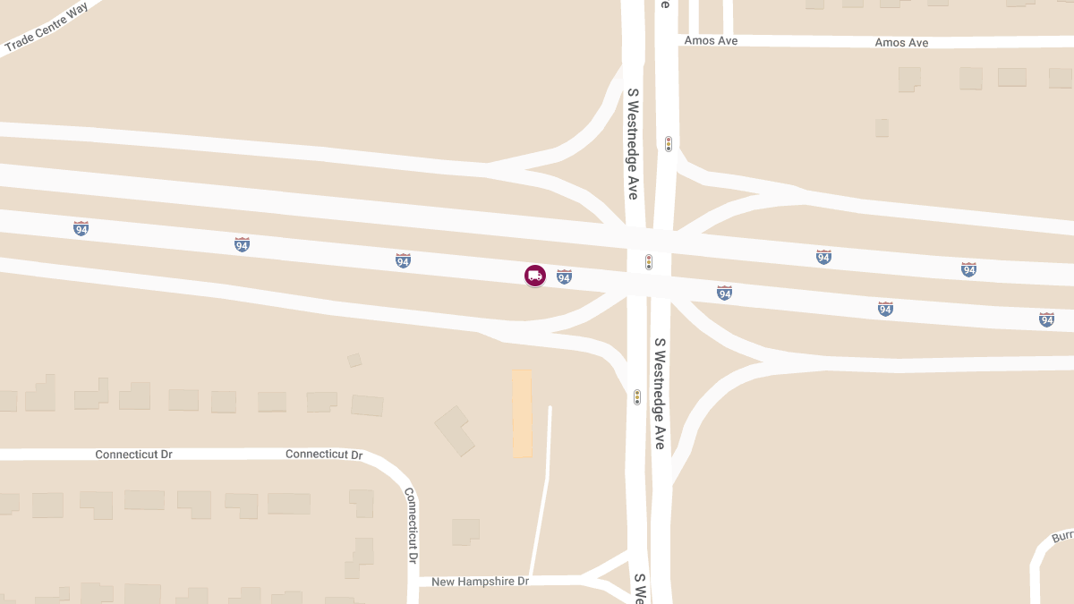 Vehicle Collides With Fire Truck on I-94 Near Mile Marker 83