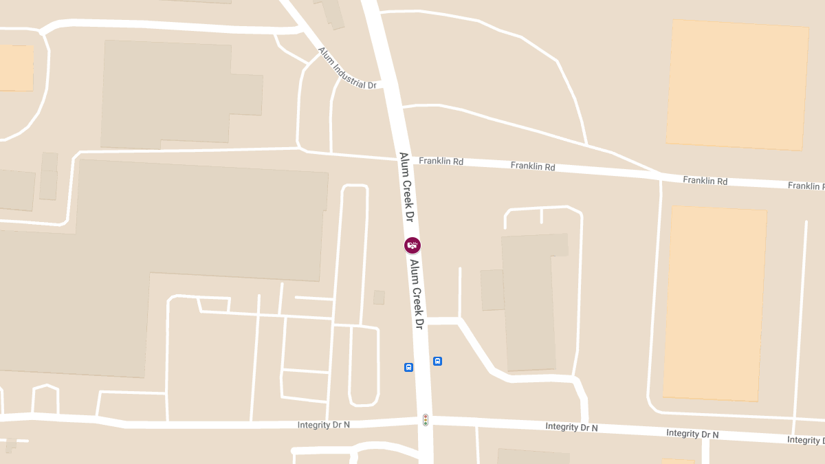 Vehicle Collision With Injuries at 1583 Alum Creek Dr