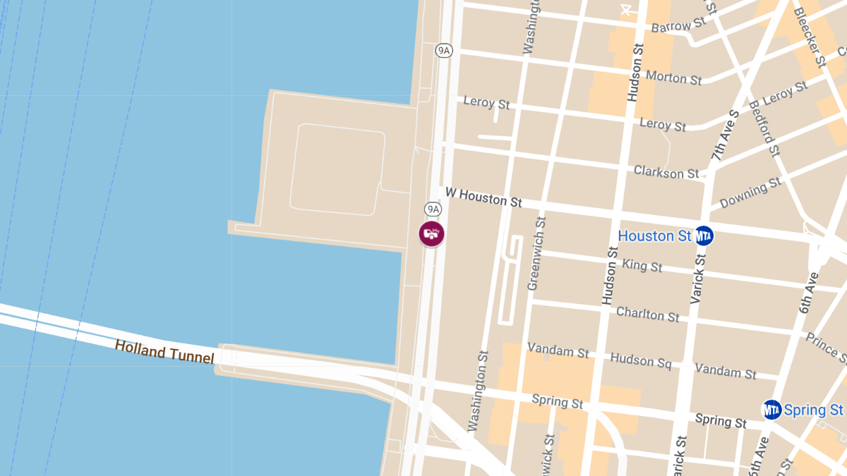 Vehicle Collision With Injuries at 190 Bowery Near Spring St