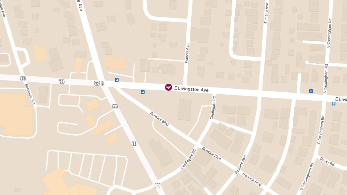 Vehicle Collision With Injuries at 2080 E Livingston Ave