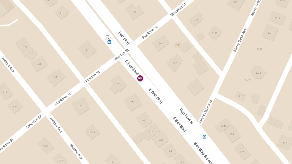 Vehicle Collision With Injuries at 400 Block of Belt Blvd