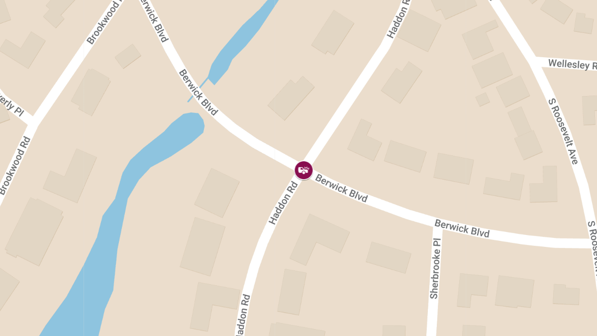 Vehicle Collision With Injuries at Berwick Blvd and Haddon Rd