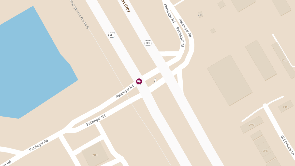 Vehicle Collision With Injuries at College Ave & Petzinger Rd