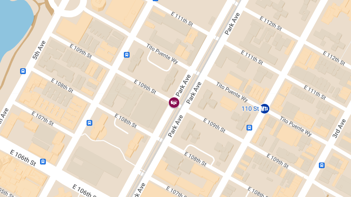 Vehicle Collision With Injuries at E 109th St & Park Ave