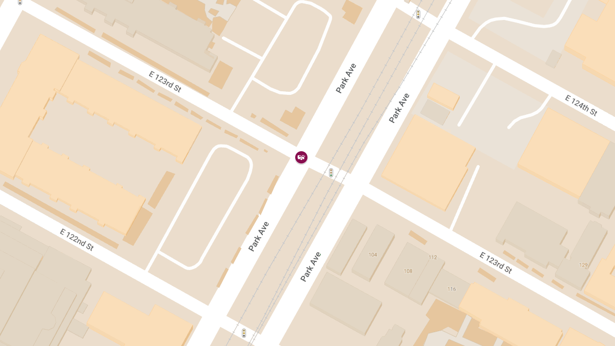 Vehicle Collision With Injuries at E 123rd St & Park Ave (1)