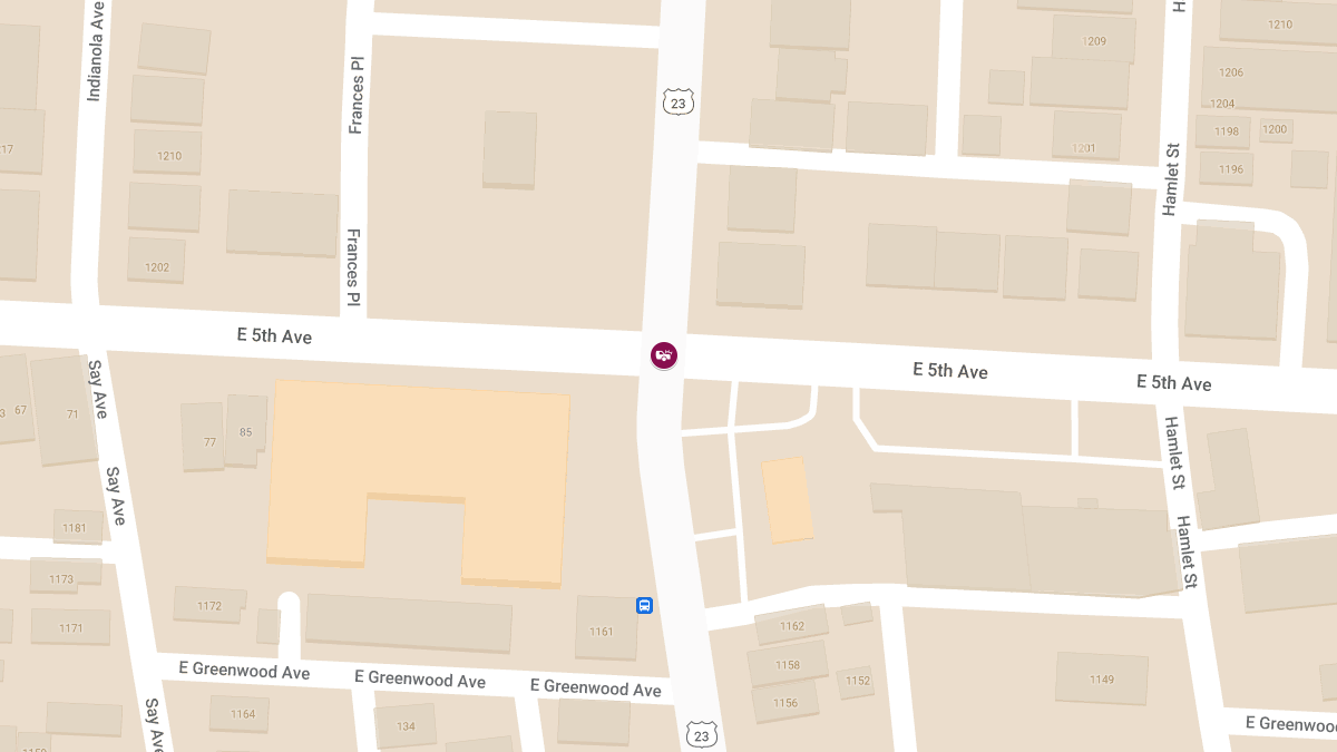 Vehicle Collision With Injuries at E 5th Ave & Summit St (1)