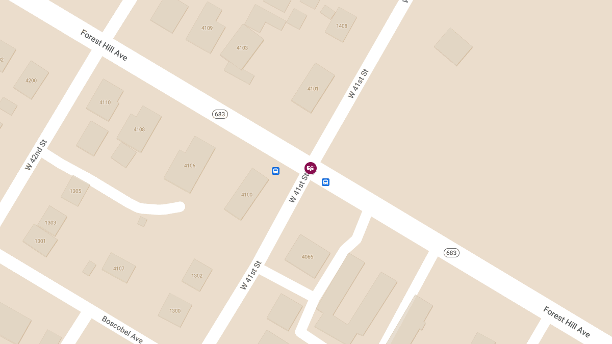 Vehicle Collision With Injuries at Forest Hill Ave & W 41st St