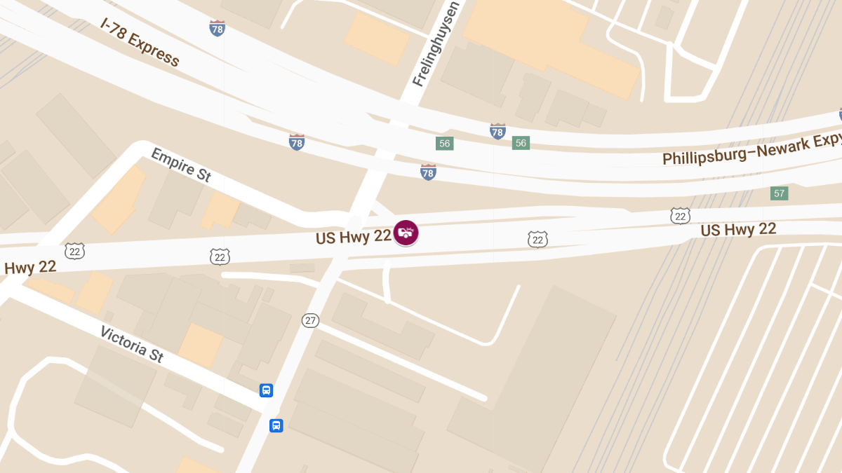 Vehicle Collision With Injuries at Frelinghuysen Ave & US Hwy 22