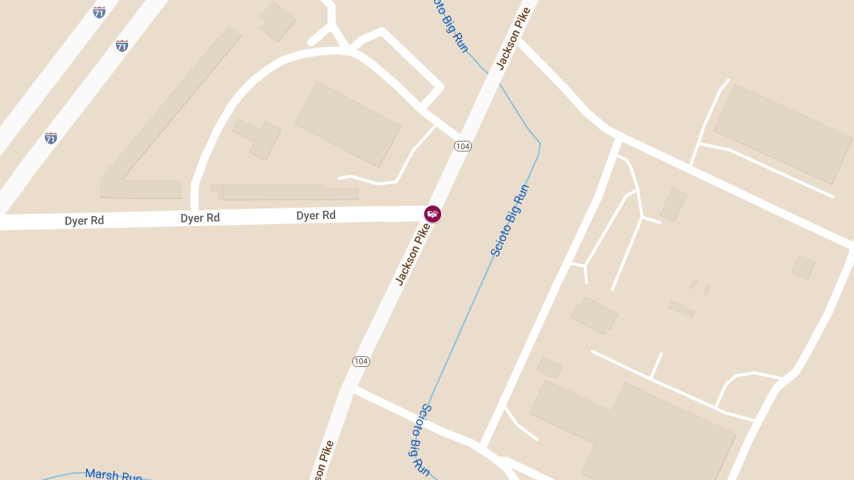 Vehicle Collision With Injuries at Jackson Pike & Dyer Rd