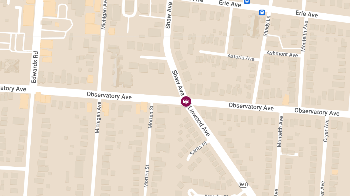 Vehicle Collision With Injuries at Linwood Ave & Observatory Ave