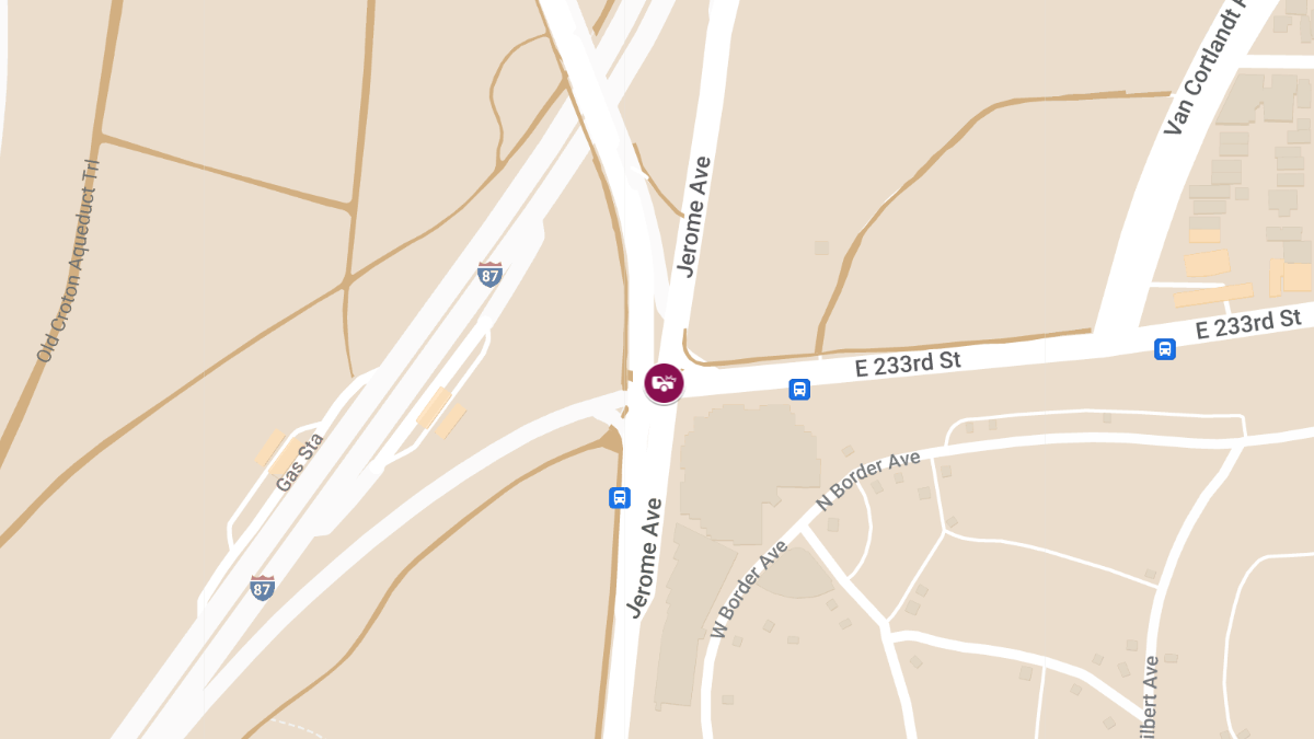 Vehicle Collision With Injuries at Major Deegan Expy S & W 233rd St