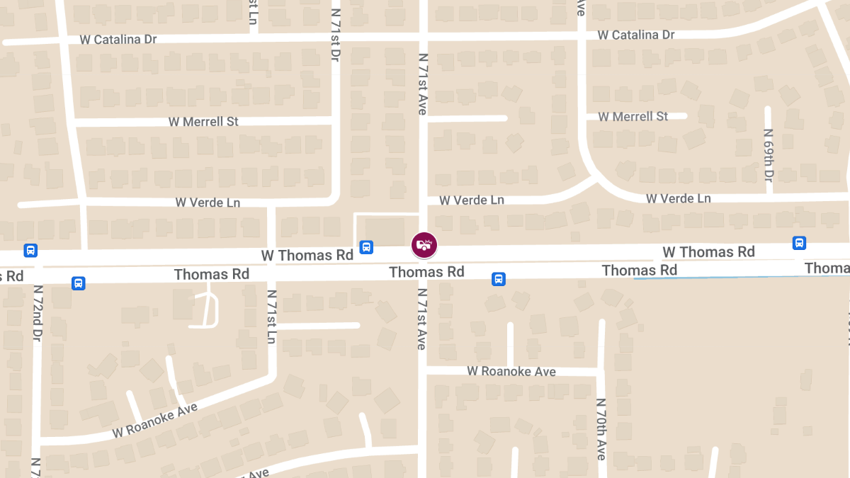 Vehicle Collision With Injuries at N 71st Ave & W Thomas Rd