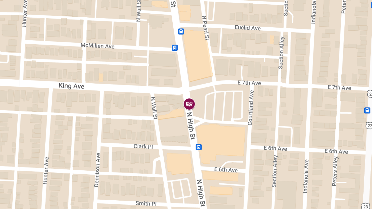 Vehicle Collision With Injuries at N High St & McMillen Ave