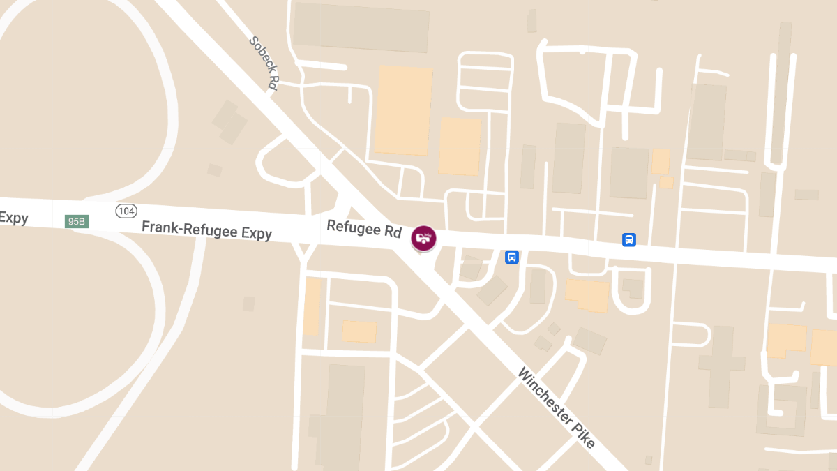 Vehicle Collision With Injuries at OH-104 and Winchester Pike