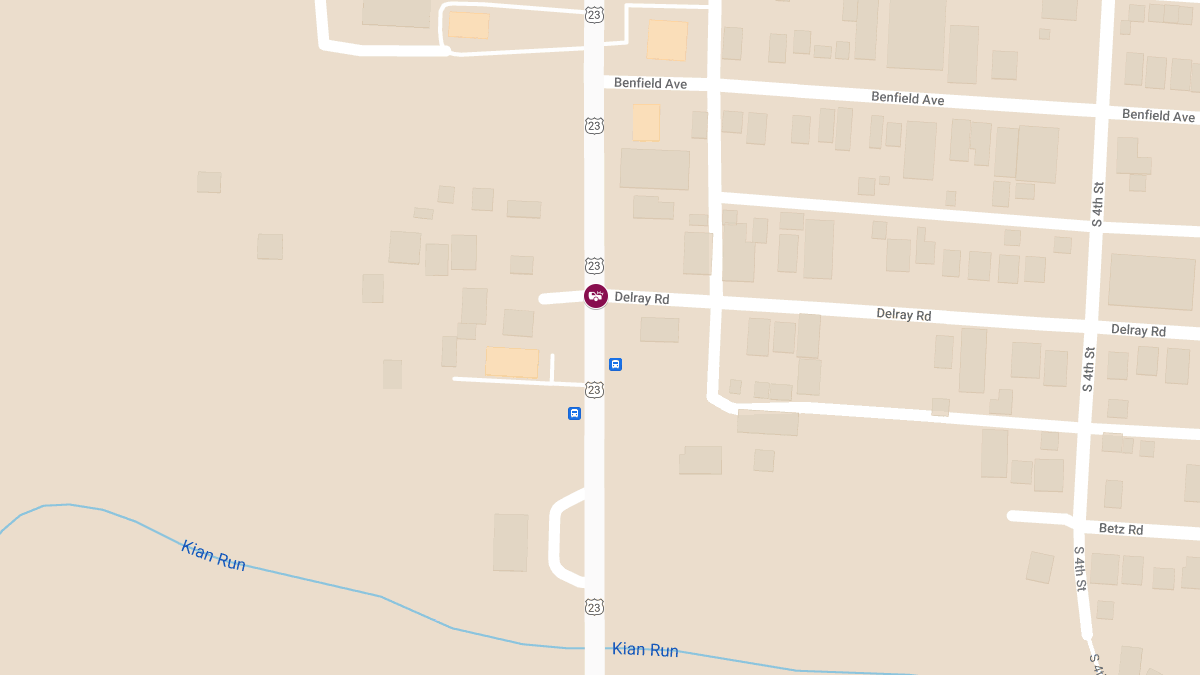 Vehicle Collision With Injuries at S High St & Delray Rd