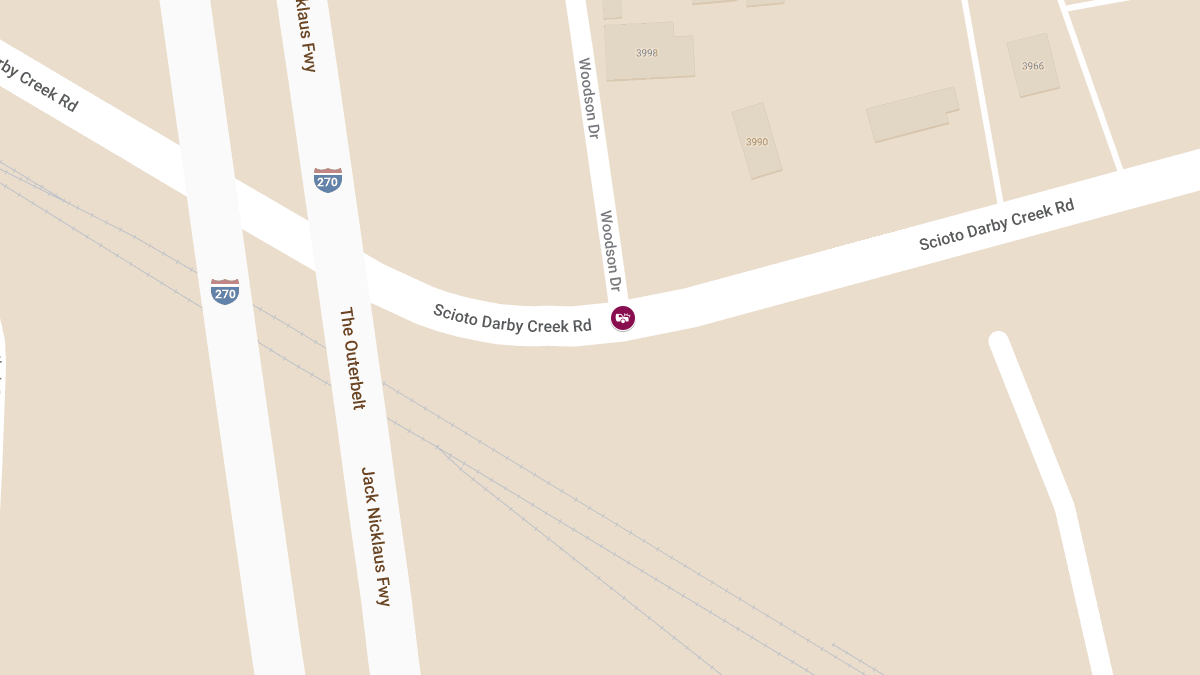 Vehicle Collision With Injuries at Scioto Darby Creek Rd & Woodson Dr