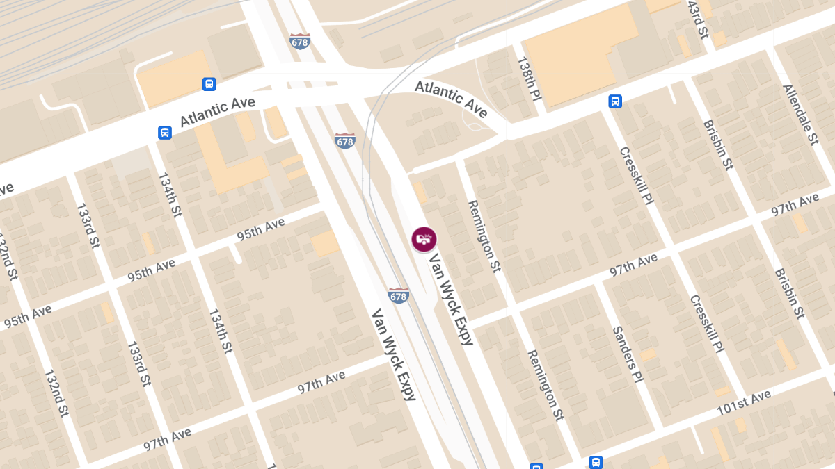 Vehicle Collision With Injuries at Van Wyck Expy N & Exit 4