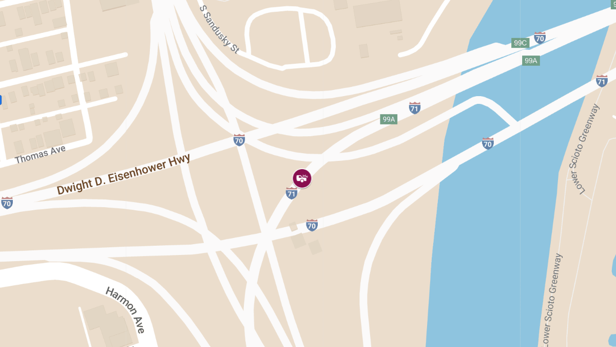 Vehicle Collision With Injuries on I-71 at Mile 109