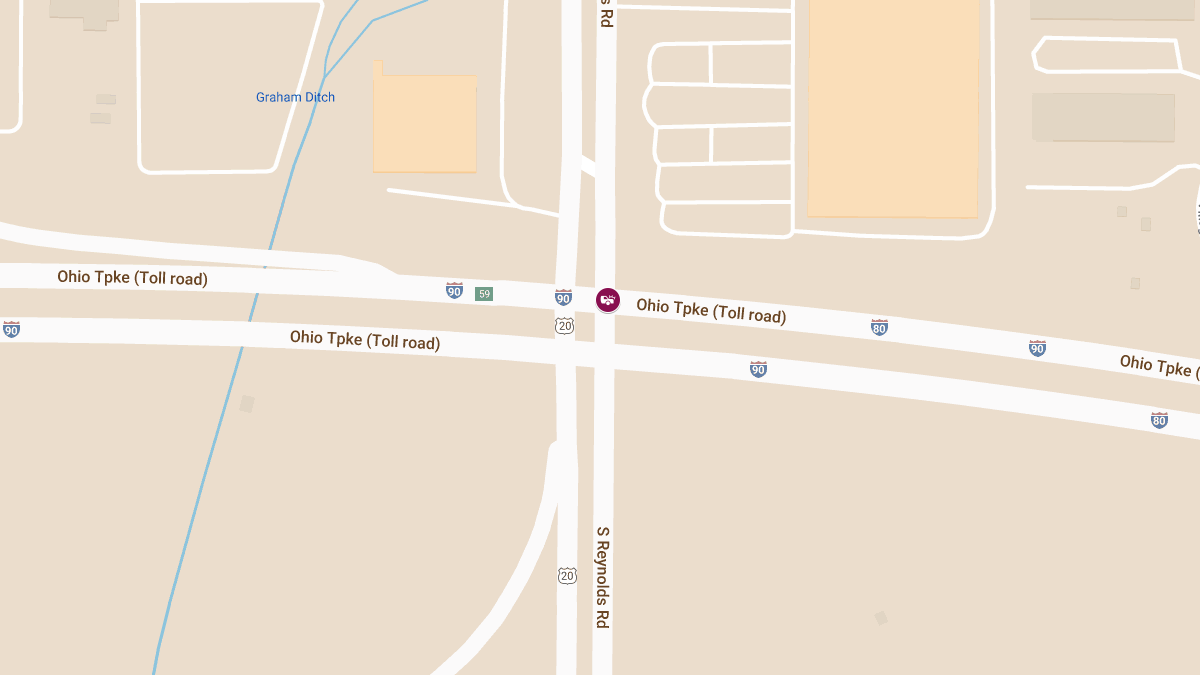 Vehicle Collision With Injuries on I-80 W & Reynolds Rd