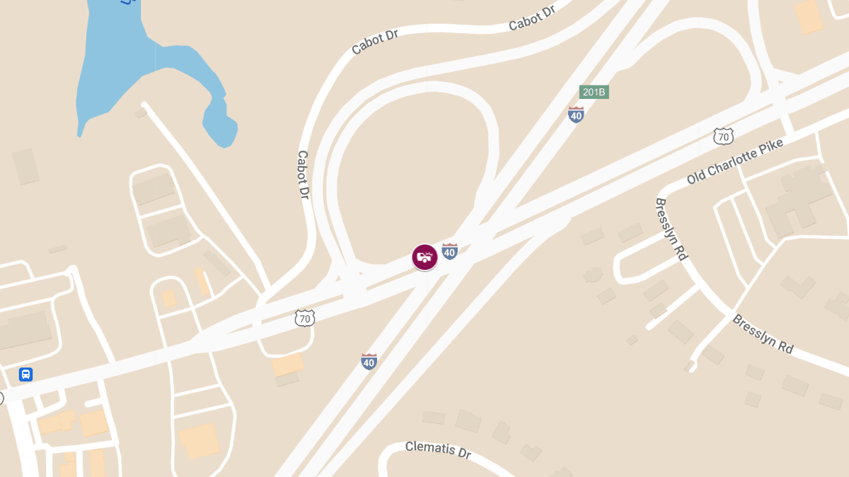 Vehicle Collision at I-40 E Exit Ramp & Charlotte Pike Causes Injuries