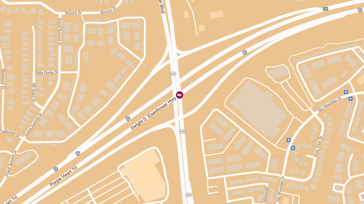 Vehicle Collision on IR-80 W at W McCarran Blvd Off-Ramp Causes Injuries