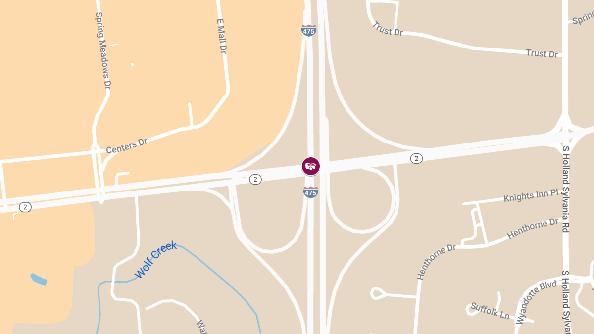 Vehicle Collision with Injuries Reported on I-475 N at Airport Hwy