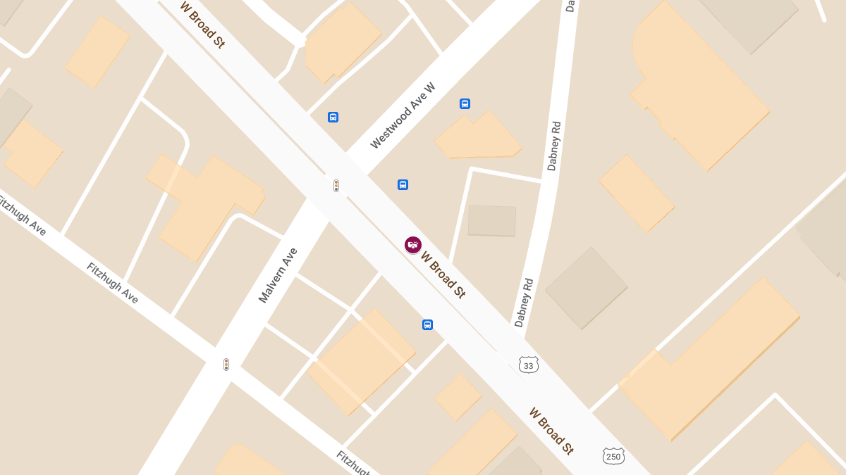 Vehicle Collision with Injuries Reported on W Broad St