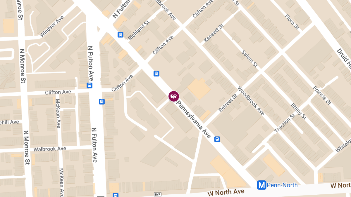 Vehicle Collision with Injuries at 2614 Pennsylvania Ave