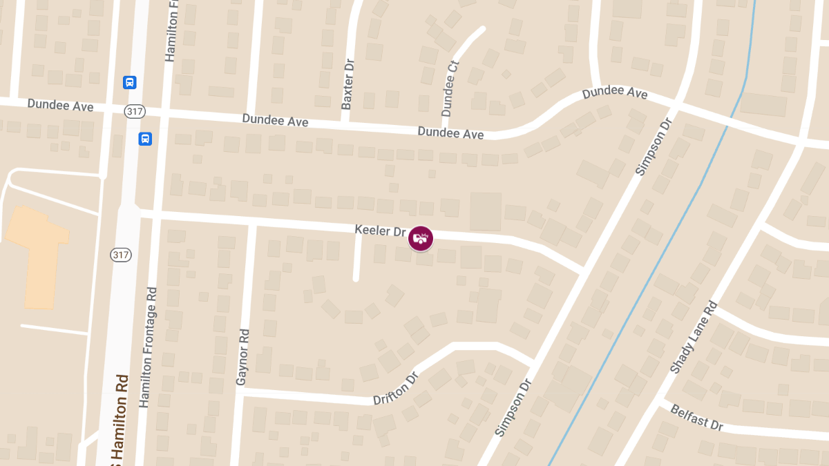 Vehicle Collision with Injuries at 4516 Keeler Dr